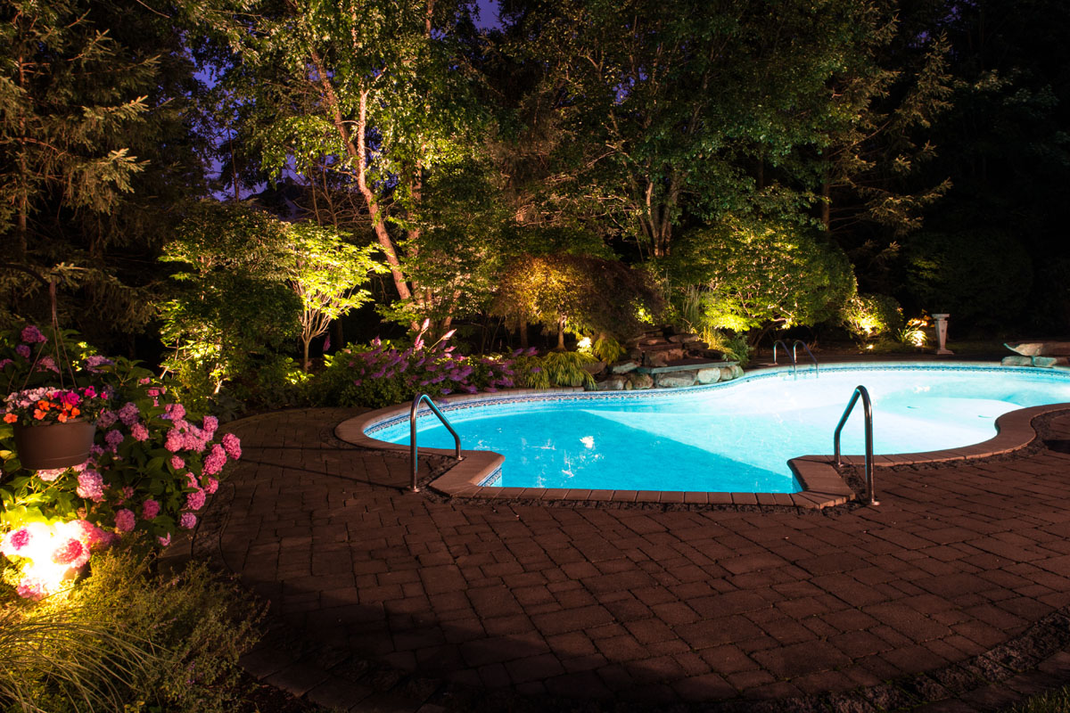 Backyard Pool Lighting