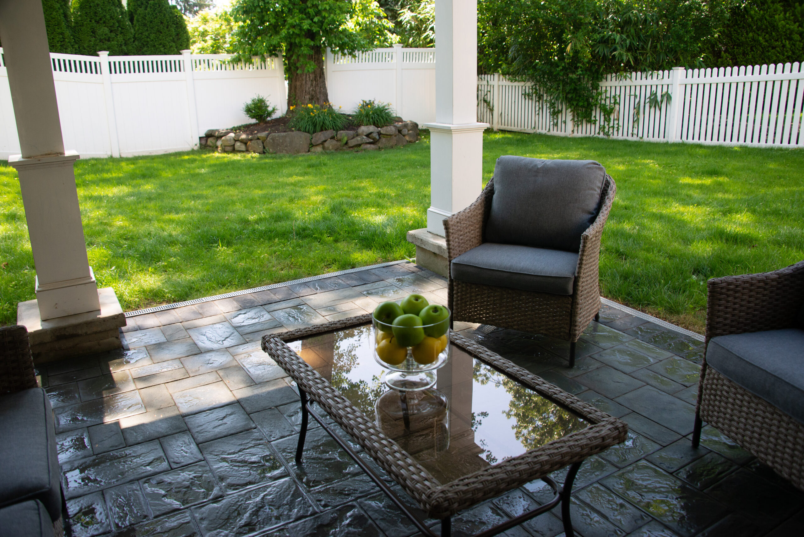 Simple Paver Patio in Wyckoff, NJ
